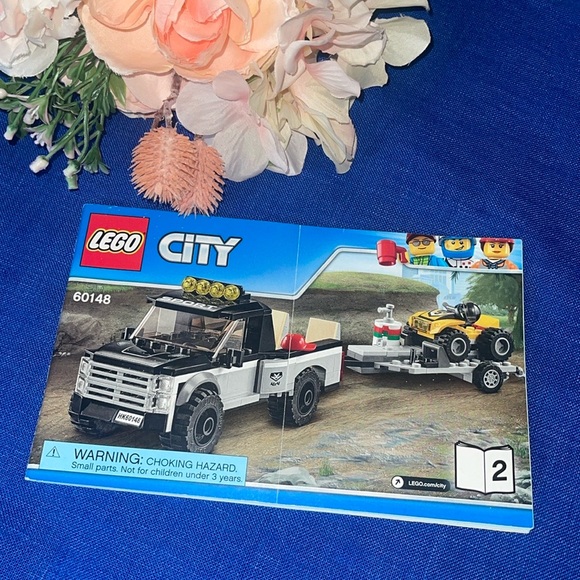 Lego Toys Lego City 648 Atv Race Team Manual Only Building